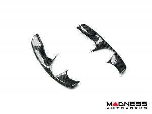 Alfa Romeo Stelvio Steering Wheel Trim - Carbon Fiber - Thumb Grip Cover - QV Model - 2020+ models